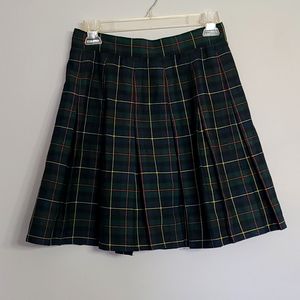 Vintage Tracy Evans plaid skirt